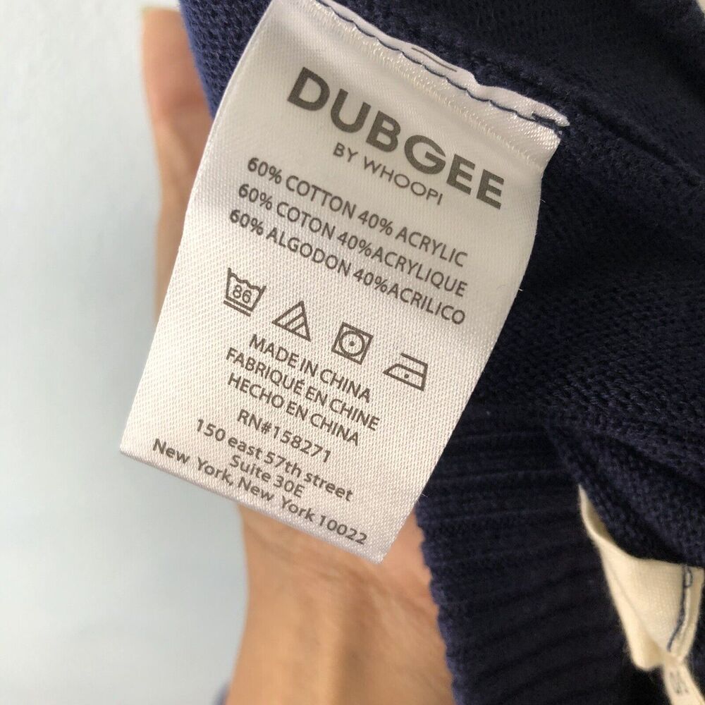 Dubgee Whoopie Womens Sweater One Size Blue Oversized Slouchy Pull Over Dolman - Picture 5 of 6